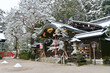 宮本武蔵ゆかりの雪化粧した京都市八大神社