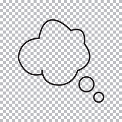 Wall Mural - Cloud icon vector illustration. cloud sign and symbol