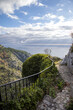 View over the sea from the ancient village of Eze on the French Riviera