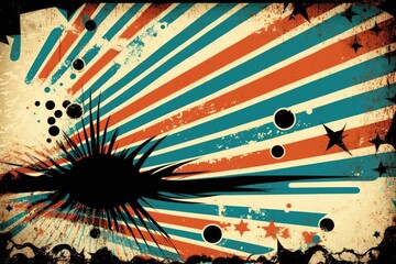 Poster - Grunge background with space for text or image