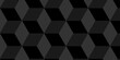 	
Black and gray seamless pattern Abstract cubes geometric tile and mosaic wall or grid backdrop hexagon technology. Black and gray geometric block cube structure backdrop grid triangle background.