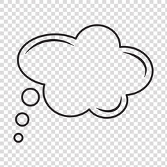 Poster - Line sky cloud icon symbol. Trendy flat weather outline ui sign design. Thin linear graphic pictogram for web site, mobile application. Logo 