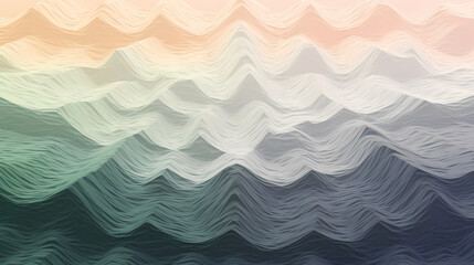 Digital technology blue rhythm wavy line abstract graphic poster web page PPT background with generative