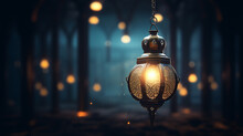 Ramadan Muslims Of Fasting, Islamic Values, Candle, Lamp, Food Moon, Prayer, Reflection And Community. Spiritual Growth, Eid Al Fitr, Self Purification. Banner Copy Space Poster Greeting Card.