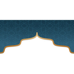 Poster - Islamic Gold Header Pattern