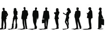 Silhouettes Of The Businessman