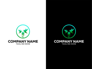 Sticker - new hummingbird logo design vector illustration unique