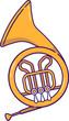 French Horn Instrument Music