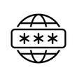 © Milkghost - Web browser password vector icon