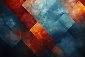 Fototapete - Bright, multicolored abstraction with combinable elements, background, Illustration for cover, interior design, AI generative.
