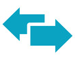 arrow icon, Business networking exchange arrows icon 