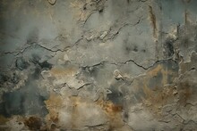 Stressed Mold Design Background Grunge Cement Green Brown Grey Texture Wall Concrete Rty Old