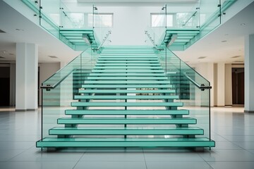 Wall Mural - staircase in the building