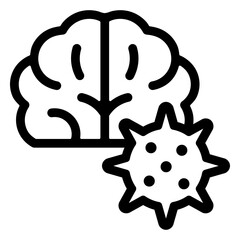 Sticker - brain cancer