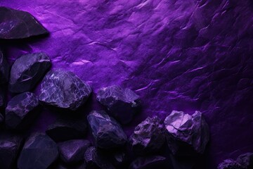 Wall Mural - design space background stone colorful close texture rock rough toned gradient background lilac purple deep