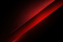 Luxury Banner Gradient Color Shiny Glowing Line Spot Light Dark Design Space Background Red Black Abstract Modern