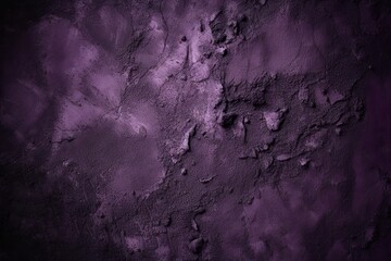 Wall Mural - up close wall concrete plastered rough texture toned background stone black background grunge purple abstract