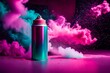 spray can be used as a background