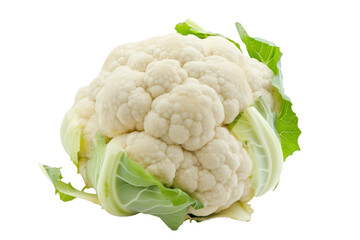 Wall Mural - cauliflower on white background or transparent background