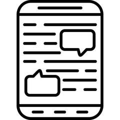 Poster - Mobile Chat Icon