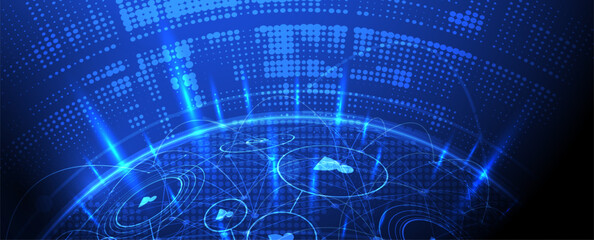 Abstract vector background. Futuristic technology style. Elegant background for business tech presentations.