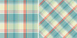 Background vector tartan of fabric check plaid with a seamless texture pattern textile.