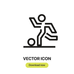 Poster - Dribble icon vector. Linear-style sign for mobile concept and web design. Dribble symbol illustration. Pixel vector graphics - Vector.	