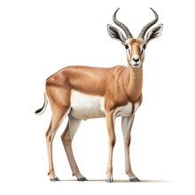 Antelope Isolated On White Background