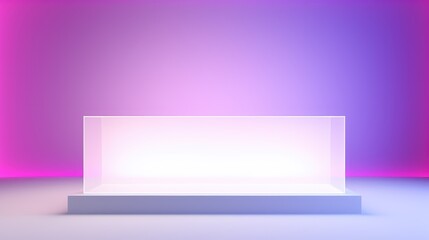 Wall Mural - Gradient frosted glass effect virtual background,bright,purple,pink,white