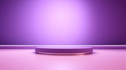 Wall Mural - Studio background concept abstract empty light gradient purple studio room background for product
