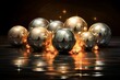 Reflective Christmas Balls - Generative AI