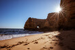Strand Algarve bei herrlichem Sonnenschein