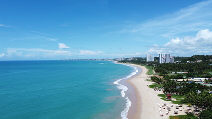 Poster - Praia de Guaxuma - Maceió/AL - Foto de drone
