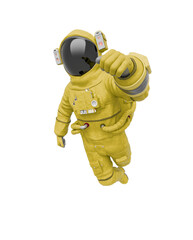 Wall Mural - astronaut in float pose