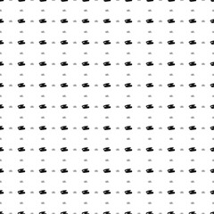 Poster - Square seamless background pattern from geometric shapes are different sizes and opacity. The pattern is evenly filled with black sanding symbols. Vector illustration on white background