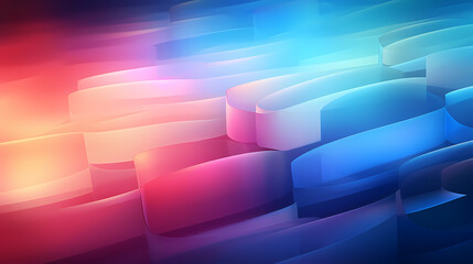 Digital technology blue rhythm wavy line abstract graphic poster web page PPT background with generative
