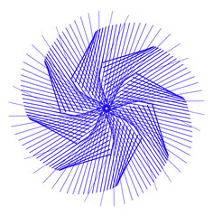 Aufkleber - abstract background with a flower