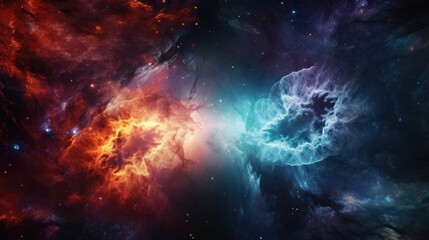Wall Mural - colorful space galaxy cloud nebula. stary night cosmos. universe science astronomy. supernova backgr