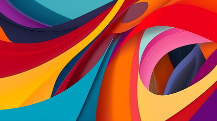 Digital technology blue rhythm wavy line abstract graphic poster web page PPT background with generative