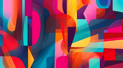 Digital technology blue rhythm wavy line abstract graphic poster web page PPT background with generative