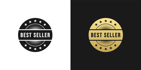 Wall Mural - Best Seller Stamp or Best Seller Label Vector Isolated. Best seller stamp vector for product, print design, apps, websites, and more about best seller product.
