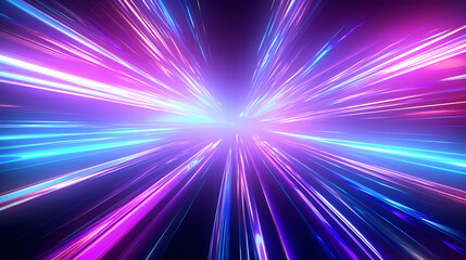 Digital technology blue rhythm wavy line abstract graphic poster web page PPT background with generative