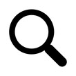Vector search sign. magnifying glass symbol