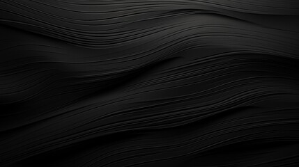 Poster - luxury black drapery fabric background.elegant background with dynamic black waves