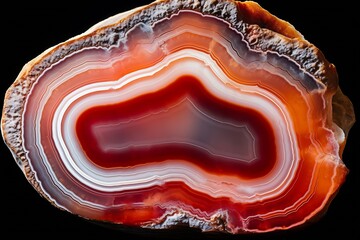 Aufkleber - Generative AI : Agate natural stone cutout background.
