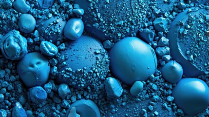 Poster - A close-up view of rocks and water. Perfect for nature and landscape projects