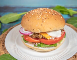 vegetarian hamburger