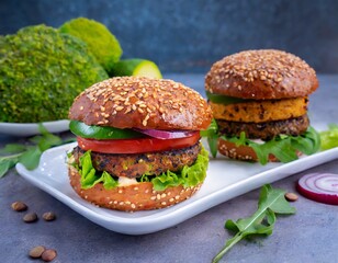 vegetarian hamburger