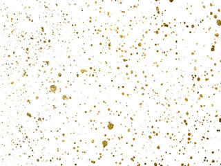 gold spot one white background for design templates for brochures, flyers, card, banners. abstract m