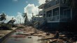 Hurricane destroyed homes